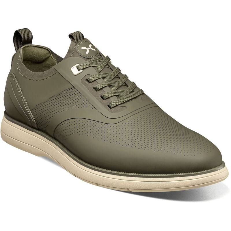 ステイシーアダムス メンズ シューズ オックスフォード スニーカー レース Stacy Adams Everidge Mens Elastic LaceUplain Toe Sneakers Oliv