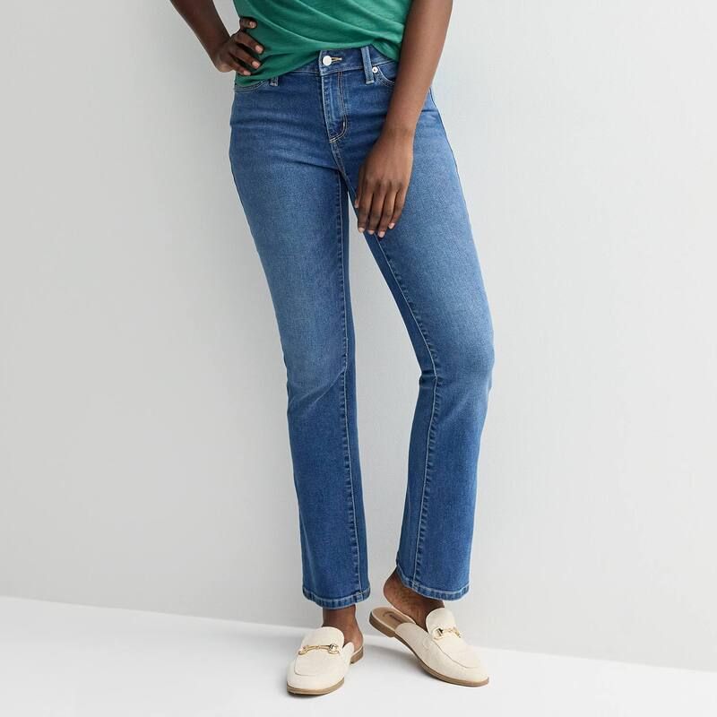 ソノマ レディース ボトムス デニムパンツ ブーツカット ブーツ ジーンズ Womensonoma Goods For Life MidRise Bootcut Jeans Deep Blue Was