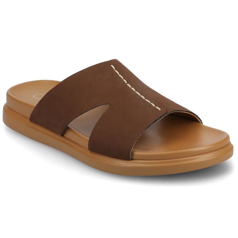 ジャーニー レディース シューズ サンダル Journee Womens Misey Single Band SlipOn Sandals Brown ブラウン