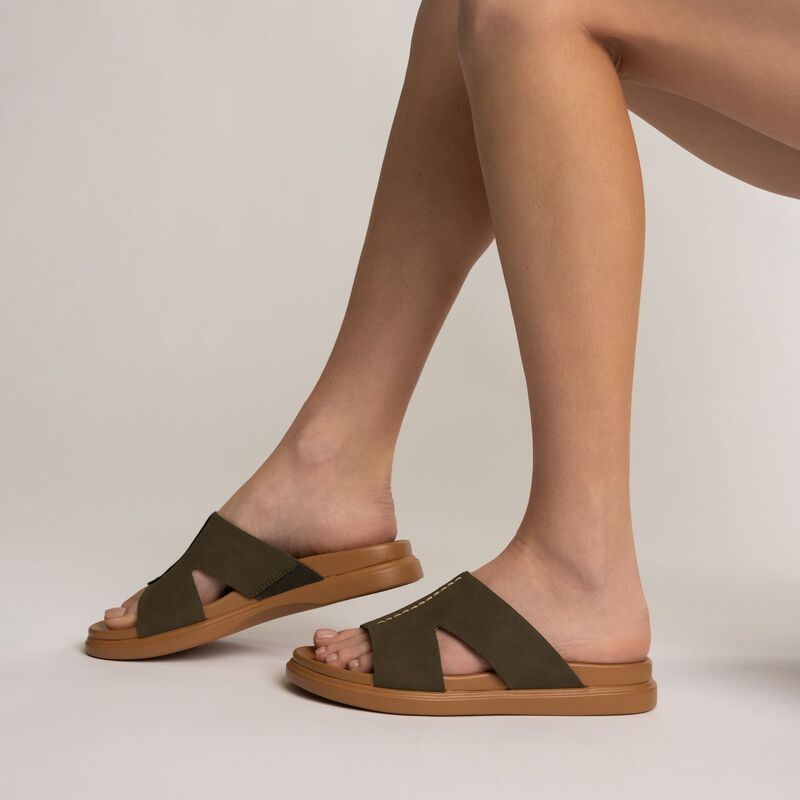 ジャーニー レディース シューズ サンダル Journee Womens Misey Single Band SlipOn Sandals Brown ブラウン