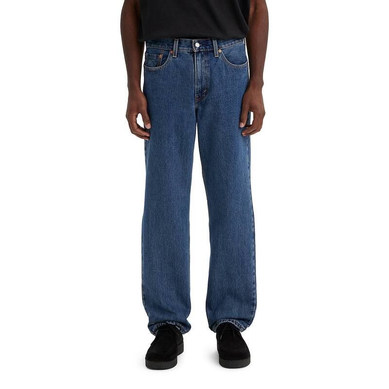 リーバイス メンズ ボトムス デニムパンツ レギュラーフィット ジーンズ Mens Levis 505 Regular Fit Jeans Dark Stonewash