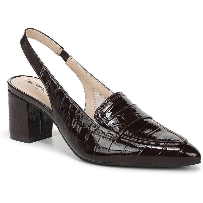 ライフストライド レディース シューズ パンプス LifeStride Angel Womenslingback Shoes Dark Chocolate チョコレート