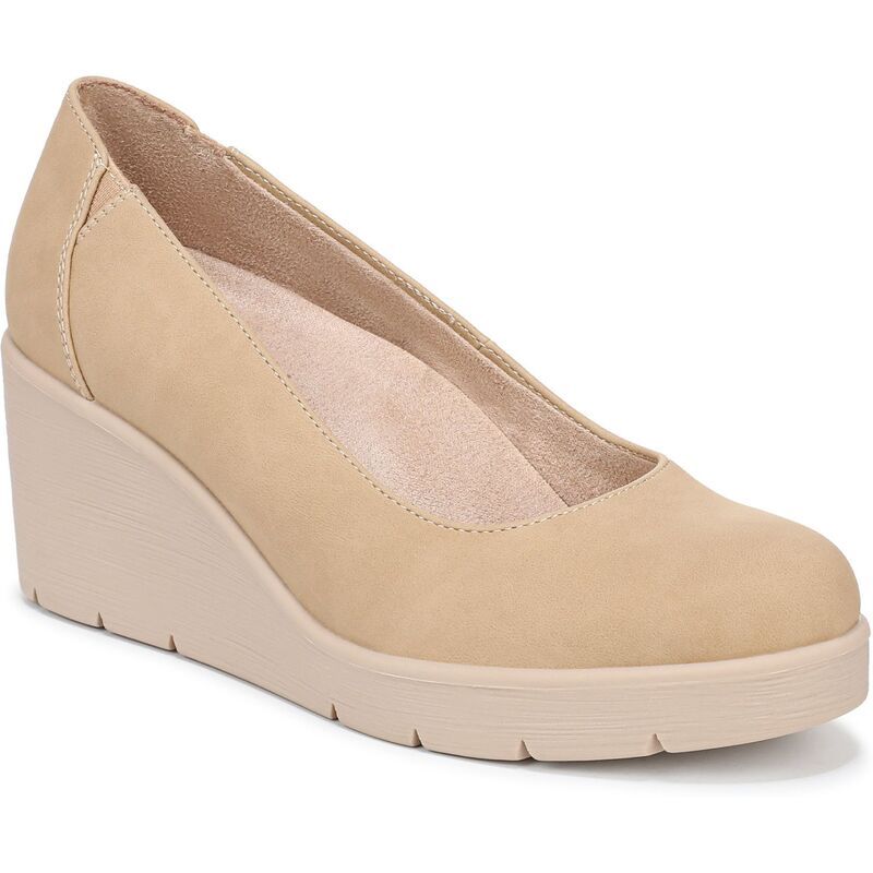 ソウルニュトライザー レディース シューズ パンプス SOUL Naturalizer AboutTime Womens Wedge Slipons Dune Dust