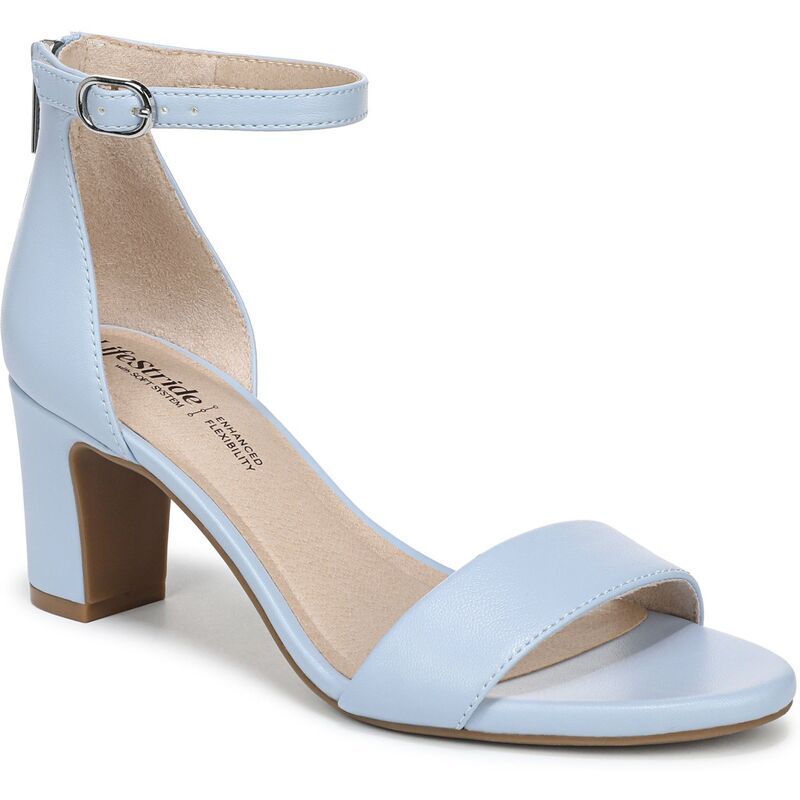 ライフストライド レディース シューズ パンプス アンクル LifeStride Florence Womens Ankle Strapumps Ice Blue ブルー