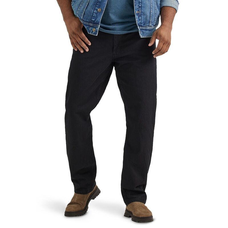 リー メンズ ボトムス デニムパンツ トール ジーンズ Big Tallee Legendary RelaxedFit StraightLeg Jeans Overdye Black ブラック