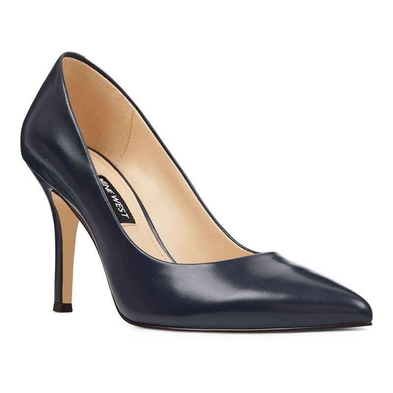 ナインウェスト レディース シューズ パンプス レザー Nine West Flax Womens Leather Pumps Black Leather ブラック