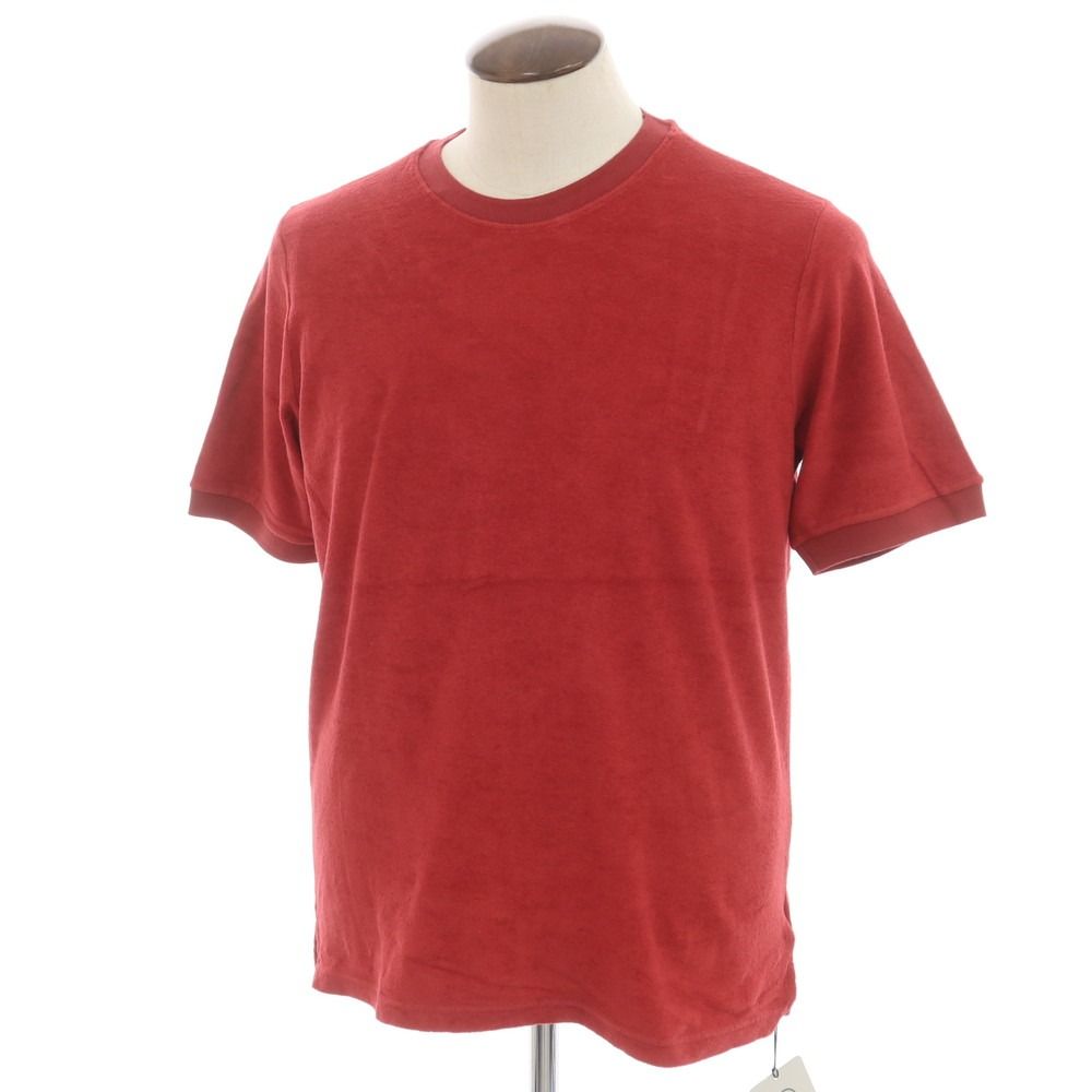 【新品】ザノーネ ZANONE コットン パイル クルーネック 半袖Ｔシャツ レッド【サイズ50】【メンズ】