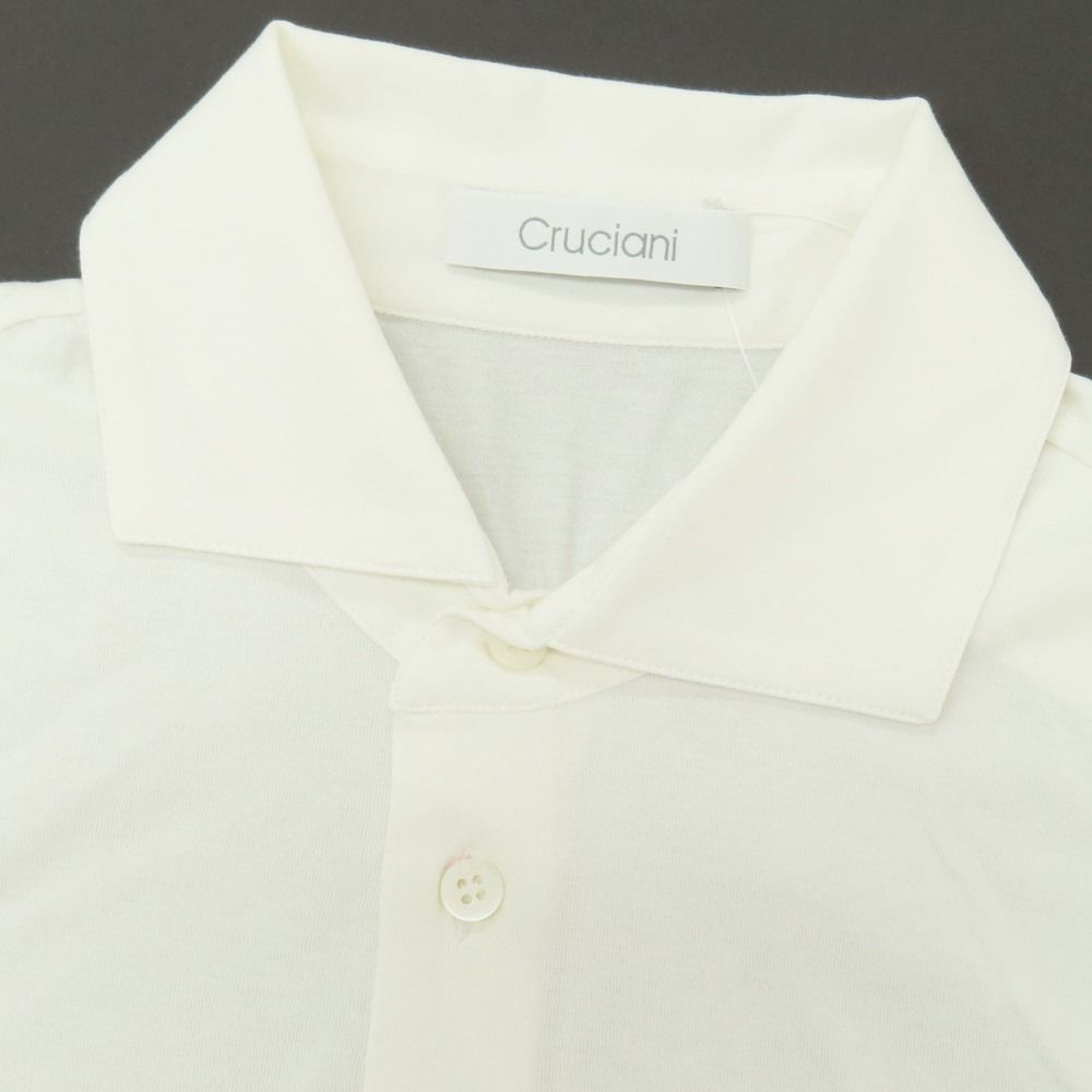 中古】クルチアーニ CRUCIANI ストレッチ コットン 半袖ポロシャツ