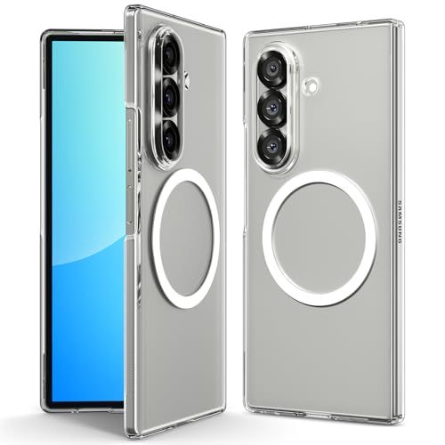 Spigen 【Samsung 公式認定】 Galaxy Z Fold7 ケース 薄型 クリア 軽量 黄変防止 MagFit対応 耐衝撃 透明 エアスキン・マグフィット ACS09545 (クリスタル・クリア)e d8d7d0f0