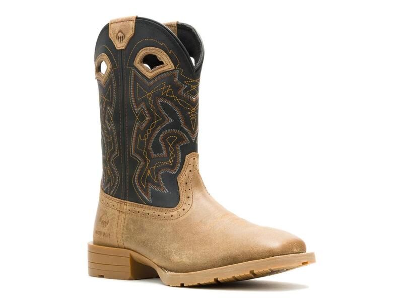 ウルヴァリン メンズ シューズ ブーツ・レインブーツ WolverineWheatland Wellington Hyperrest Work Boot Mens BlackTan ブラック