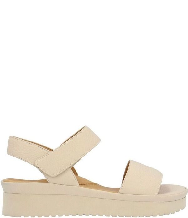ラモールドピード レディース シューズ サンダル プラットフォーム レザー LAmour Des Pieds Abrilla Leather Platform Wedge Sandals Cream