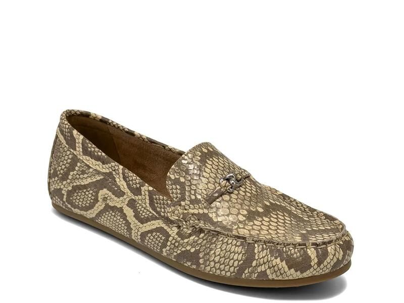 エアロソールズ レディース シューズ スリッポン・ローファー Aerosoles Drita Loafer Yellow Snake Print イエロー