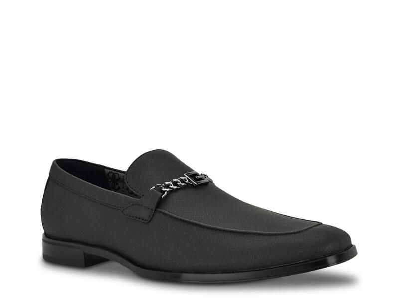 ゲス メンズ シューズ スリッポン・ローファー Guess Hacam Loafer Black ブラック