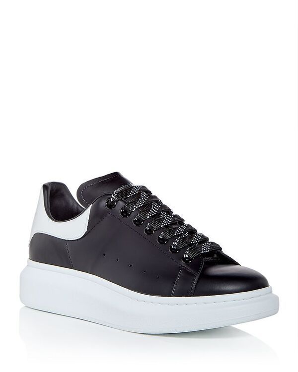 アレキサンダー・マックイーン メンズ シューズ スニーカー Alexander McQUEEN Mens Oversized Sneakers BlackWhite ホワイト