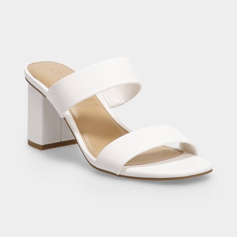 LC Lauren Conrad レディース シューズ パンプス サンダル ヒール LC Lauren Conrad Rayelle Womens Block Heel Two Strap Sanda