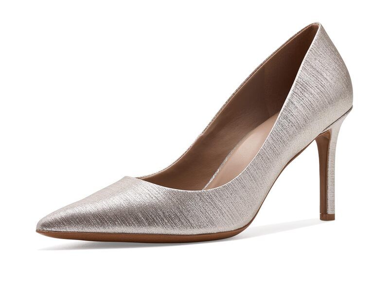 ナチュライザー レディース シューズ ヒール Naturalizer Anna Soft Silver Met シルバー