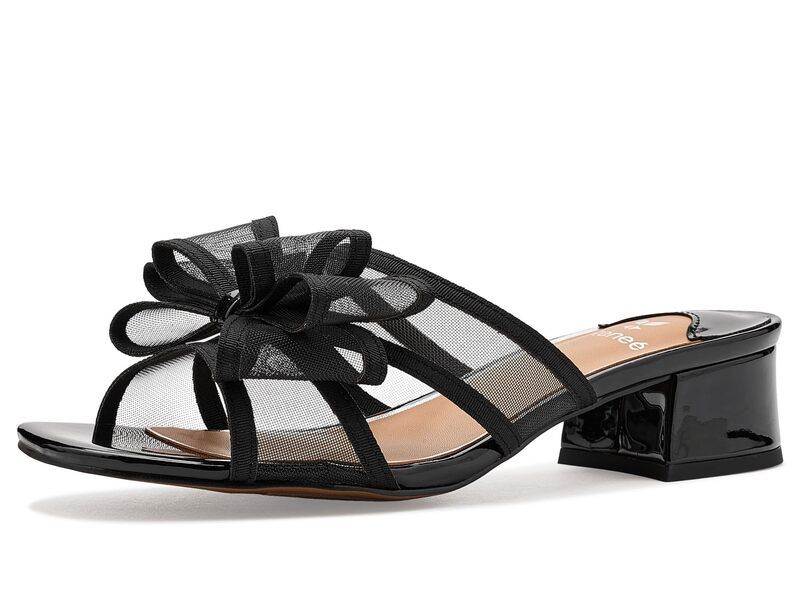 ジェイレニー レディース シューズ ヒール サンダル J Renee Finola SlipOn Sandal Black ブラック