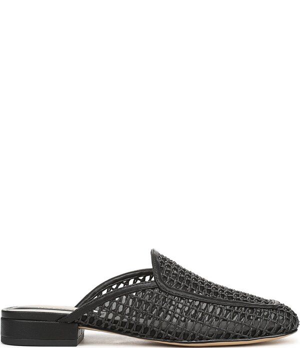 フランコサルト レディース シューズ パンプス Franco Sarto Holland Woven Raffia Mules Black ブラック