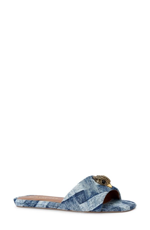 カートジェイガーロンドン レディース シューズ サンダル Kurt Geiger London Kensington Slide Sandal Navy ネイビー