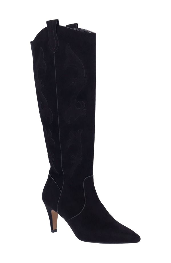 ジェイレニー レディース シューズ ブーツ・レインブーツ J Rene Siera Knee High Western Boot Black ブラック