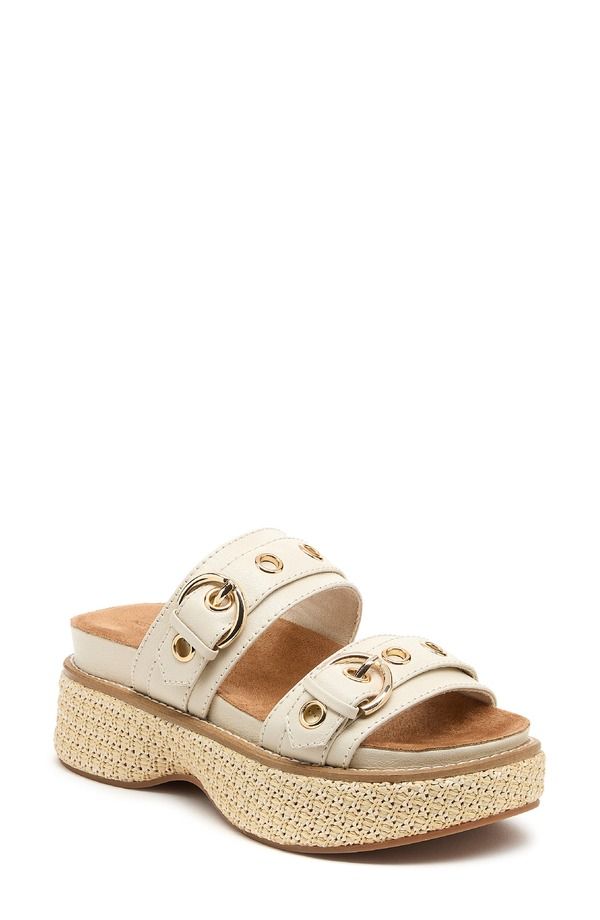 ケルシーダッガー レディース シューズ サンダル プラットフォーム Kelsi Dagger Brooklyn Penny Platform Slide Sandal Salt