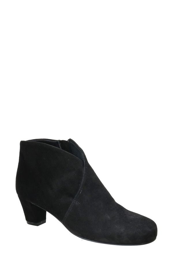 ダイビッドテイト レディース シューズ ブーツ・レインブーツ David Tate Prestige Bootie Black Suede ブラック
