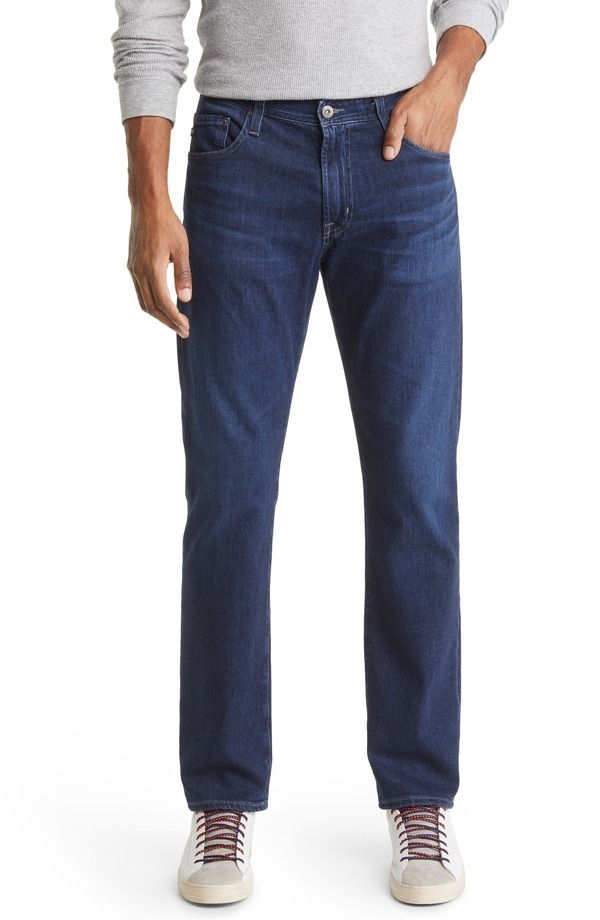 エージー メンズ ボトムス デニムパンツ ストレート ジーンズ AG Everett Slim Straight Leg Jeans Crusade