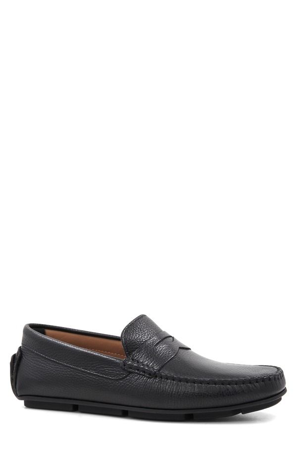 ブルーノマグリ メンズ シューズ ローファー Bruno Magli Taranto Penny Loafer Black Tumbled ブラック