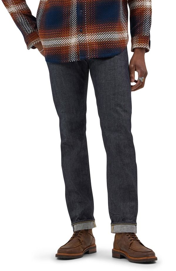 リー メンズ ボトムス デニムパンツ レギュラーフィット ストレート ジーンズ Lee 101 Regular Fit Straight Leg Cowboy Jeans Dry Indigo インデ