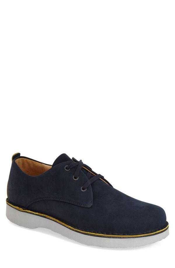 サミュエルフドバード メンズ シューズ オックスフォード Samuel Hubbard Free Oxford Navy Nubuck ネイビー