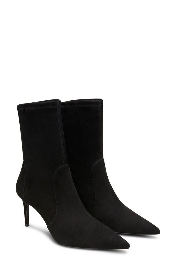 スチュアート ワイツマン レディース シューズ ブーツ・レインブーツ Stuart Weitzman Stuart Pointed Toe Bootie Black ブラック