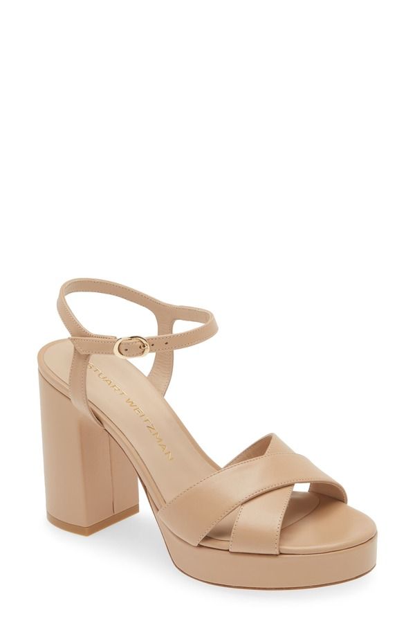スチュアート ワイツマン レディース シューズ ヒール プラットフォーム サンダル Stuart Weitzman Dayna Platform Sandal Adobe