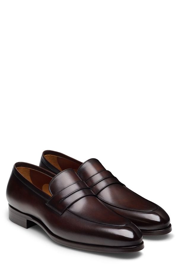 マグナーニ メンズ シューズ ローファー Magnanni Marquis Penny Loafer Brown ブラウン
