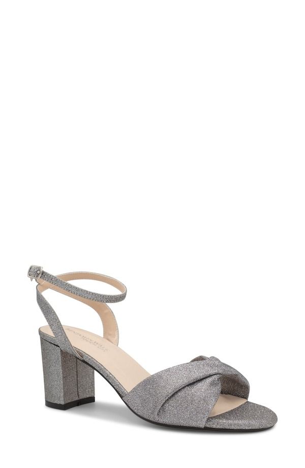 タッチアップ レディース シューズ ヒール サンダル アンクル Touch Ups Hope Ankle Strap Sandal Pewter ピューター