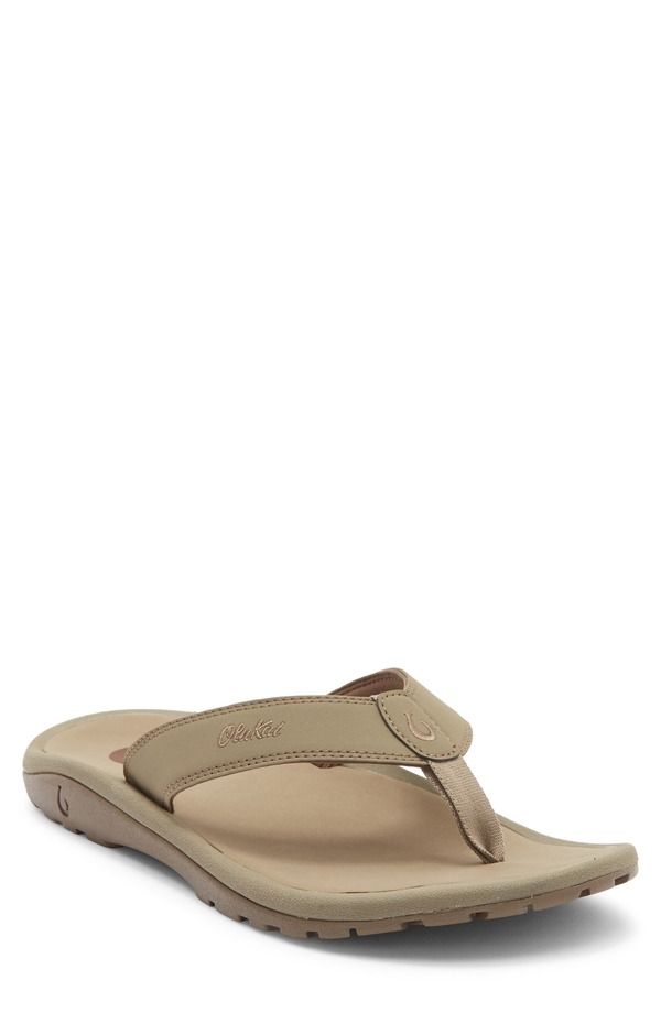 オルカイ メンズ シューズ サンダル OluKai Ohana Flip Flop Clay Mustang