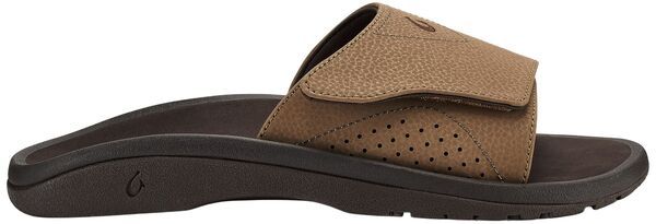 オルカイ メンズ シューズ サンダル OluKai Mens Nalu Slides TanDark Java タン