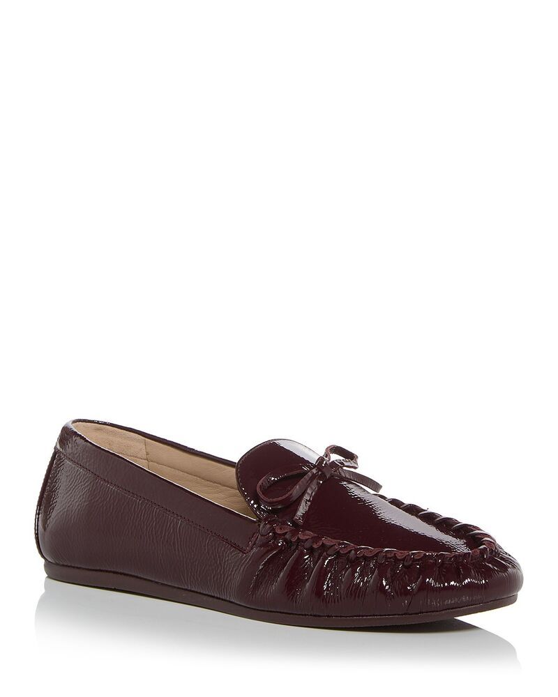 スチュアート ワイツマン レディース シューズ パンプス ローファー Stuart Weitzman Womens Britt Bow Loafer Flats Boysenberry