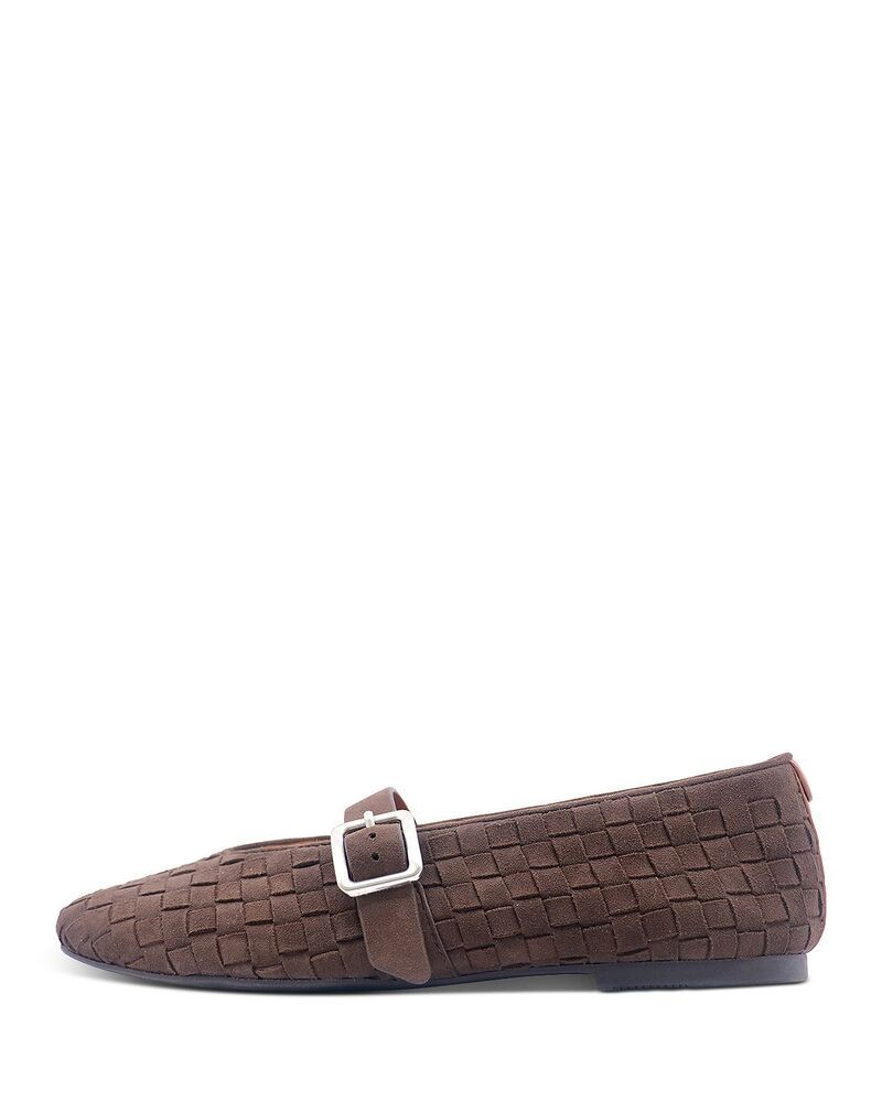 ケネスコール レディース シューズ パンプスエード Gentle Souls by Kenneth Cole Womens Winifred Woven Suede Ballerina Flats D