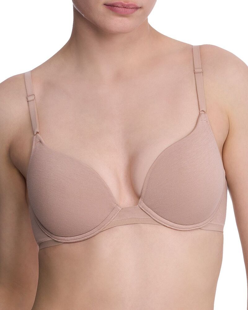 ナトリ レディース トップス シャツ コットン Natori Bliss Cotton Convertible T Shirt Bra Cafe