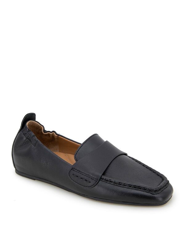 ケネスコール レディース シューズ パンプス Gentle Souls by Kenneth Cole Womensophie Square Toe Flats Black Leather ブラック