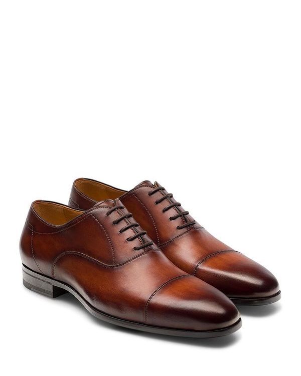 マグナーニ メンズ シューズ オックスフォード キャップ レース Magnanni Mens Millar Lace Up Cap Toe Oxford Dress Shoes Cognac