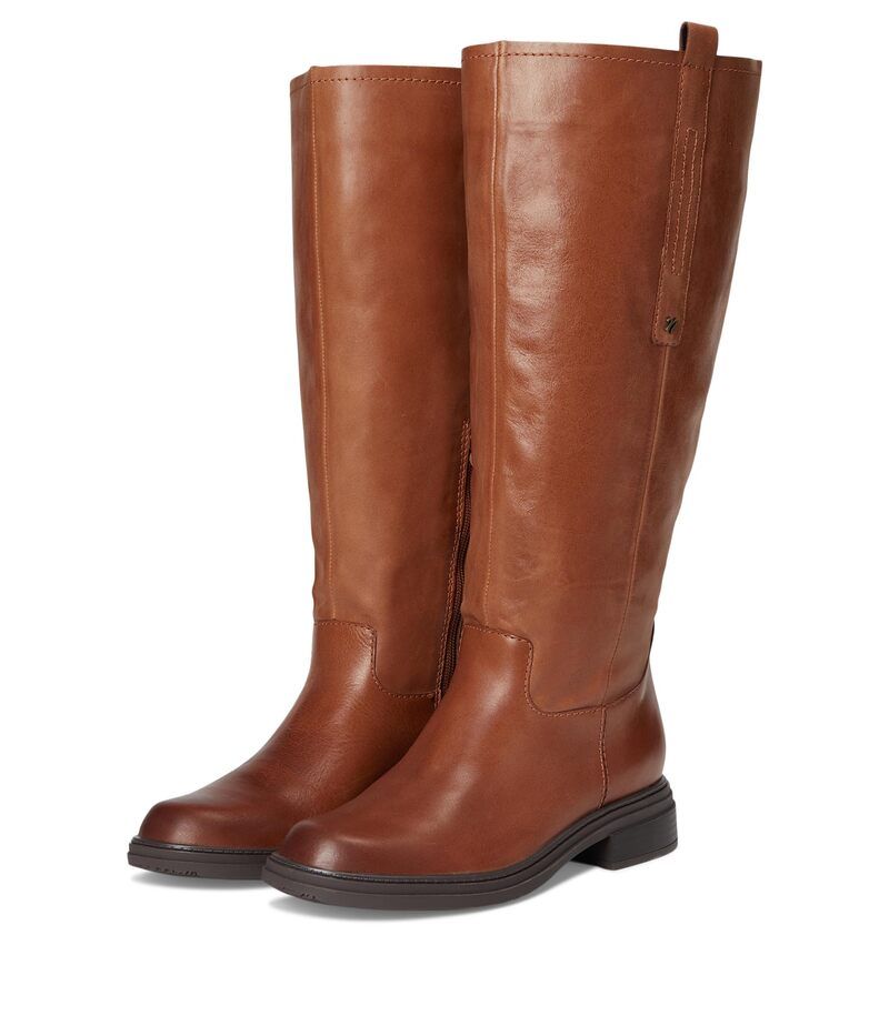 ナチュライザー レディース シューズ ブーツ・レインブーツ Naturalizer Ontime Wide Calf Knee High Boots English Tea Brown Leather