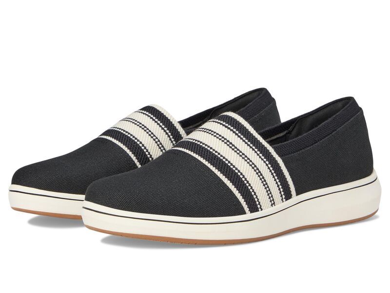 クラークス レディース シューズ スニーカー Clarks Breeze Sky Mist Black Textile ブラック