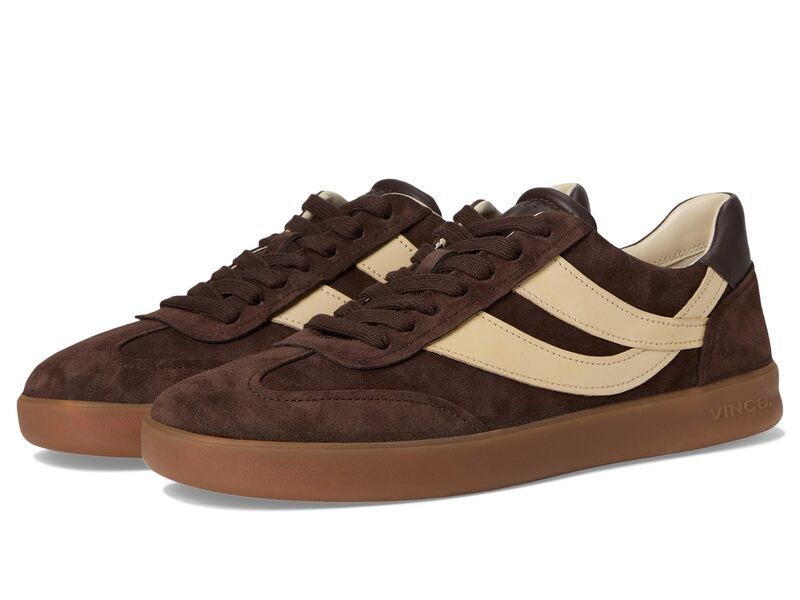 ヴィンス メンズ シューズ スニーカー Vince OasisM Cocoa Brown Lea ブラウン