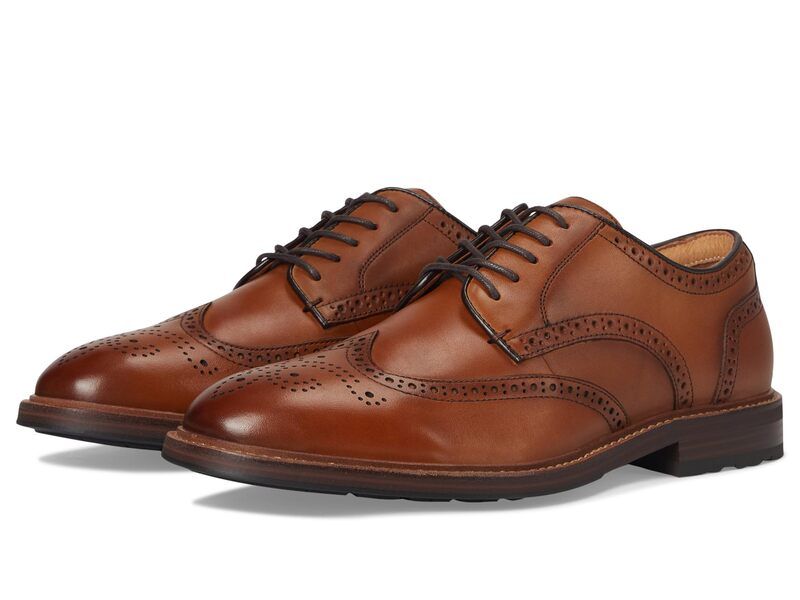 フローシャイム メンズ シューズ オックスフォード Florsheim Anthem Wing Tip Oxford Saddle Tan タン