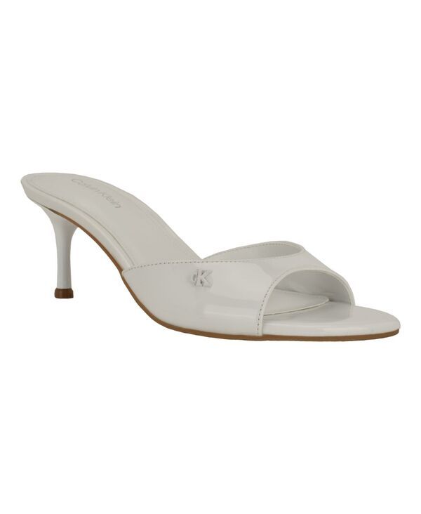 カルバンクライン レディース シューズ スリッポン・ローファー サンダル ヒール Calvin Klein Womens Vixie SlipOn Kitten Heel Dressandals Wh
