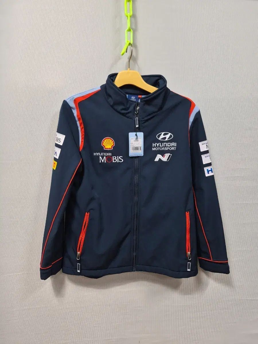 新品 HYUNDAI モーター ソフトシェル ジャケット ネイビー M