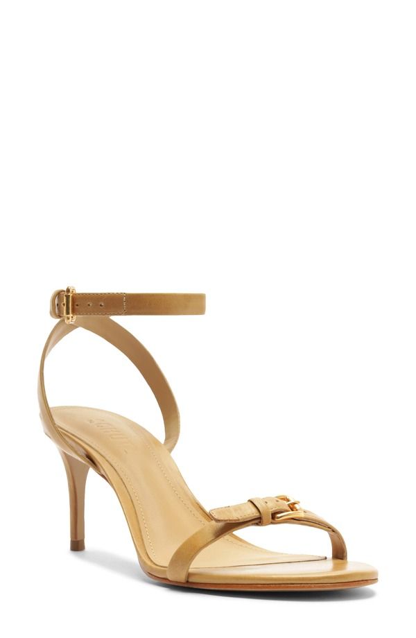 シュッツ レディース シューズ ヒール サンダル アンクル Schutz Aurora Mid Ankle Strap Sandalight Wood