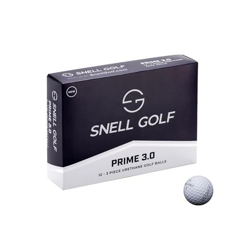 Snell Golf スネル ゴルフボール PRIME3.0 人気 ウレタンカバー 飛ぶ 止まる スピン ツアー系 日本正規品 1ダースｍａ