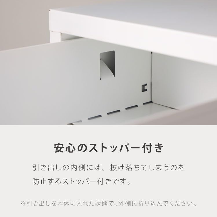 Roomnhome デスクワゴン 5段 キャビネット キャスター付き オフィスワゴン 書類ケース サイドワゴンキャビネット 縦型ファイルキャビネット キャスター付き 可動式 韓国インテリア (ホワイト)ｍａ